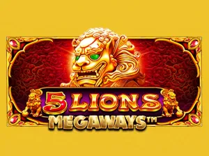 Machine à sous 5 Lions Megaways disponible sur Aphrodite Casino avec gains massifs
