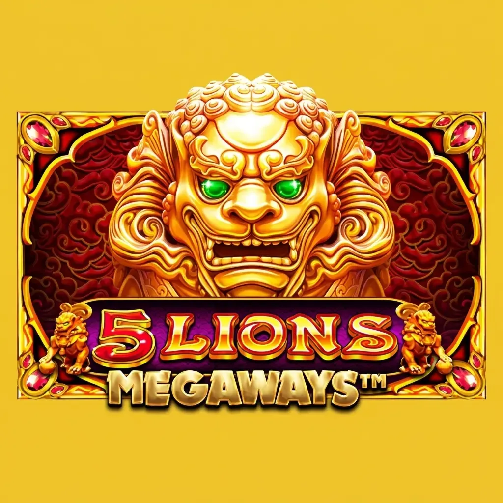 Machine à sous 5 Lions Megaways disponible sur Aphrodite Casino avec gains massifs