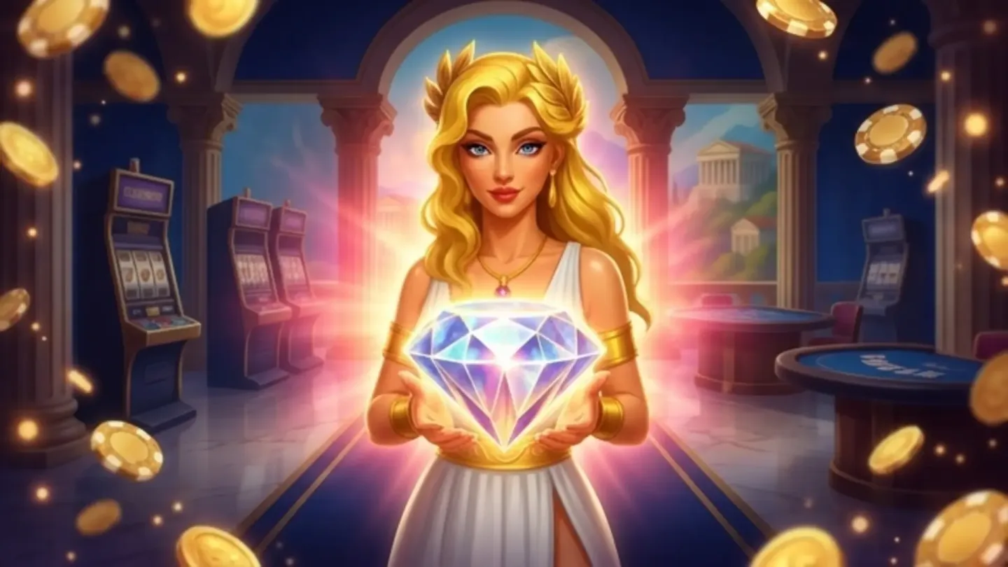 Aphrodite Casino déesse au diamant dans la salle de jeux en ligne