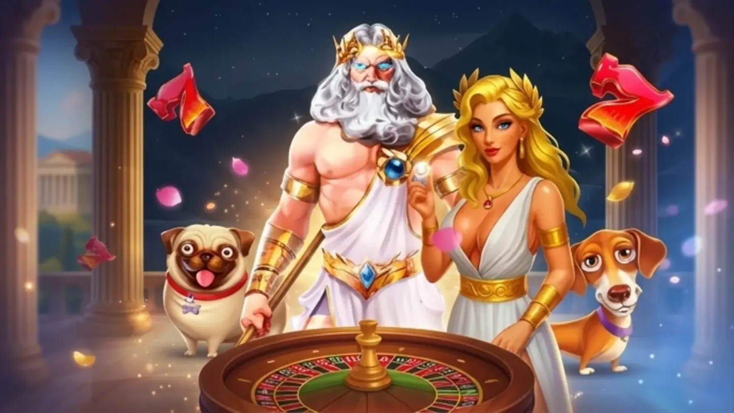 Roulette grecque avec Zeus et Aphrodite disponible sur Aphrodite Casino